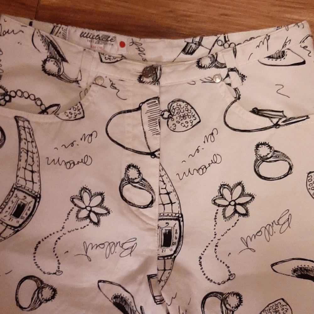 Michele Patterned Pants - Picture 2 of 5